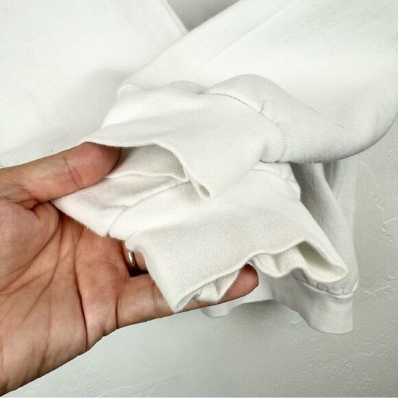 LNA Anniversary Sweatshirt Oversized Fit Size S White - Preppy Minimalist Trendy - Picture 12 of 16